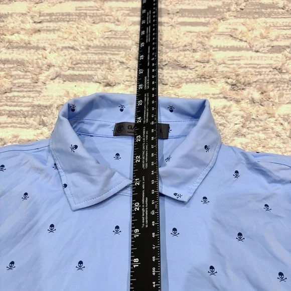 G/FORE Skull & T’s Killer Polo Women’s Large Performance Stretch Wicking Golf - Picture 11 of 13